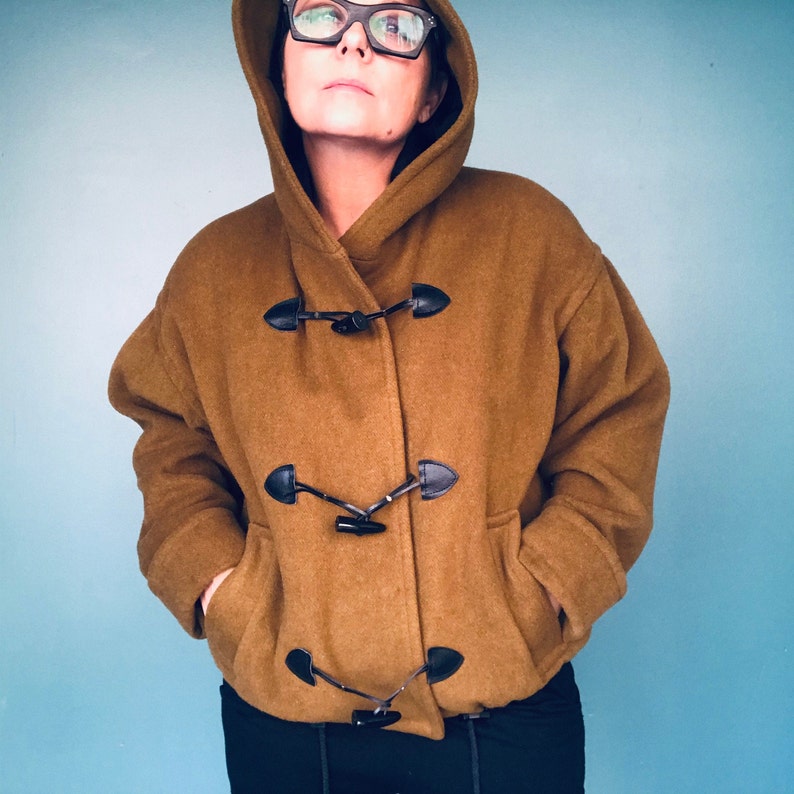 80s Olive Wool Coat Vintage Green Wool Coat TaraLynEvansStudio