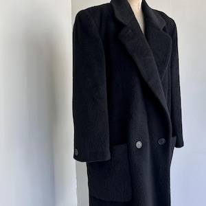 ジャケット・アウター 00s PERRY ELLIS black cashmere wool coat Perry Ellis Coat - Etsy