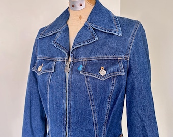 Christian Lacroix デニムジャケット　Denim jacket Christian Lacroix Womens Denim Jacket Jean Jacket Designer