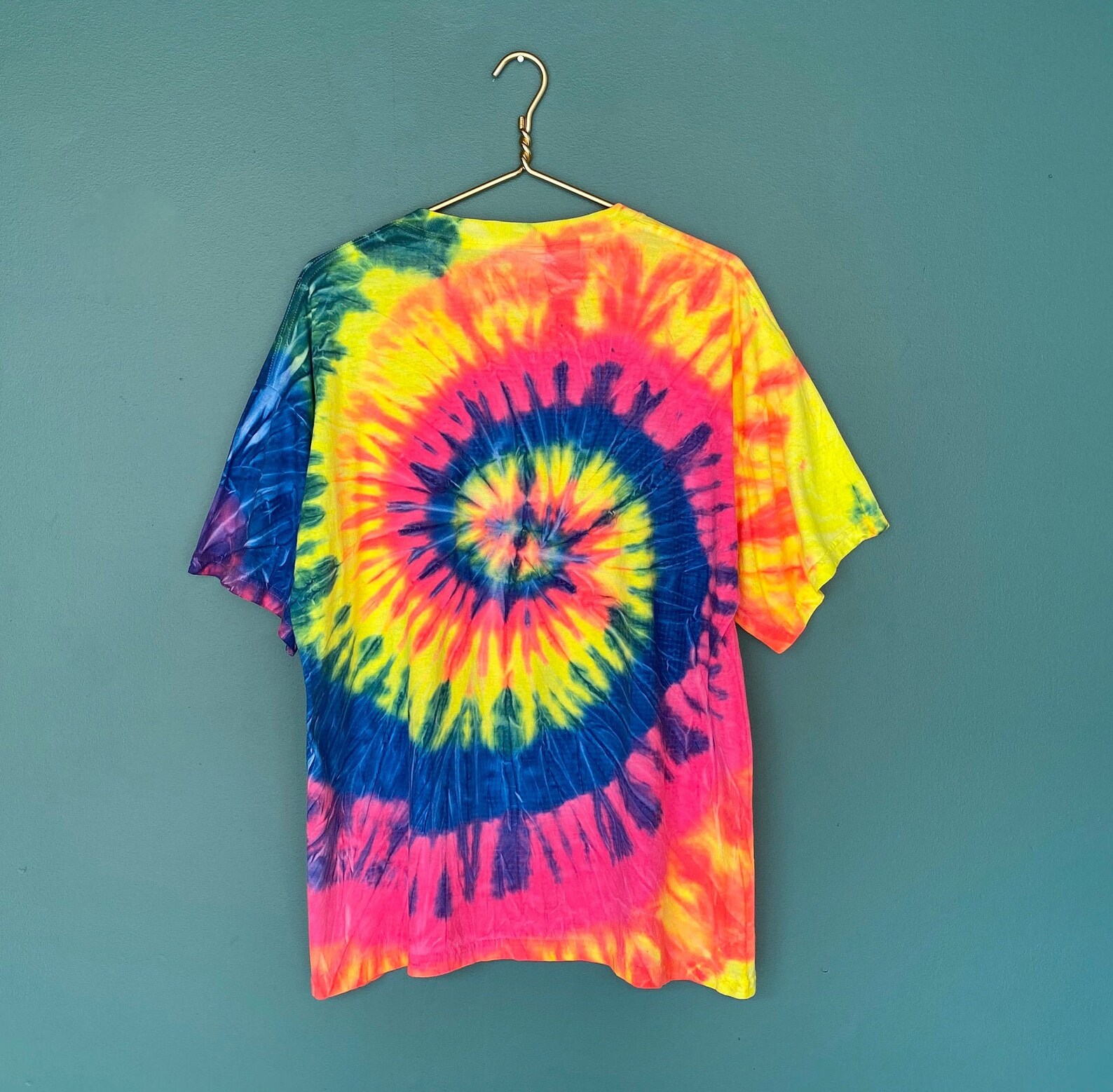 mens vintage tie dye t shirt