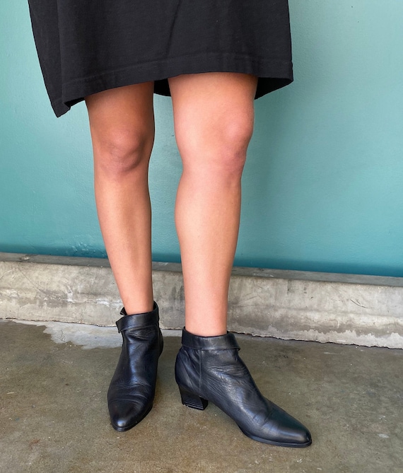 Ankle Boots 90s Leather Ankle Boots Women, TaraLy… - image 3