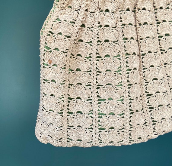 Crochet Bag Crocheted Bag Crochet Handbag Vintage… - image 5