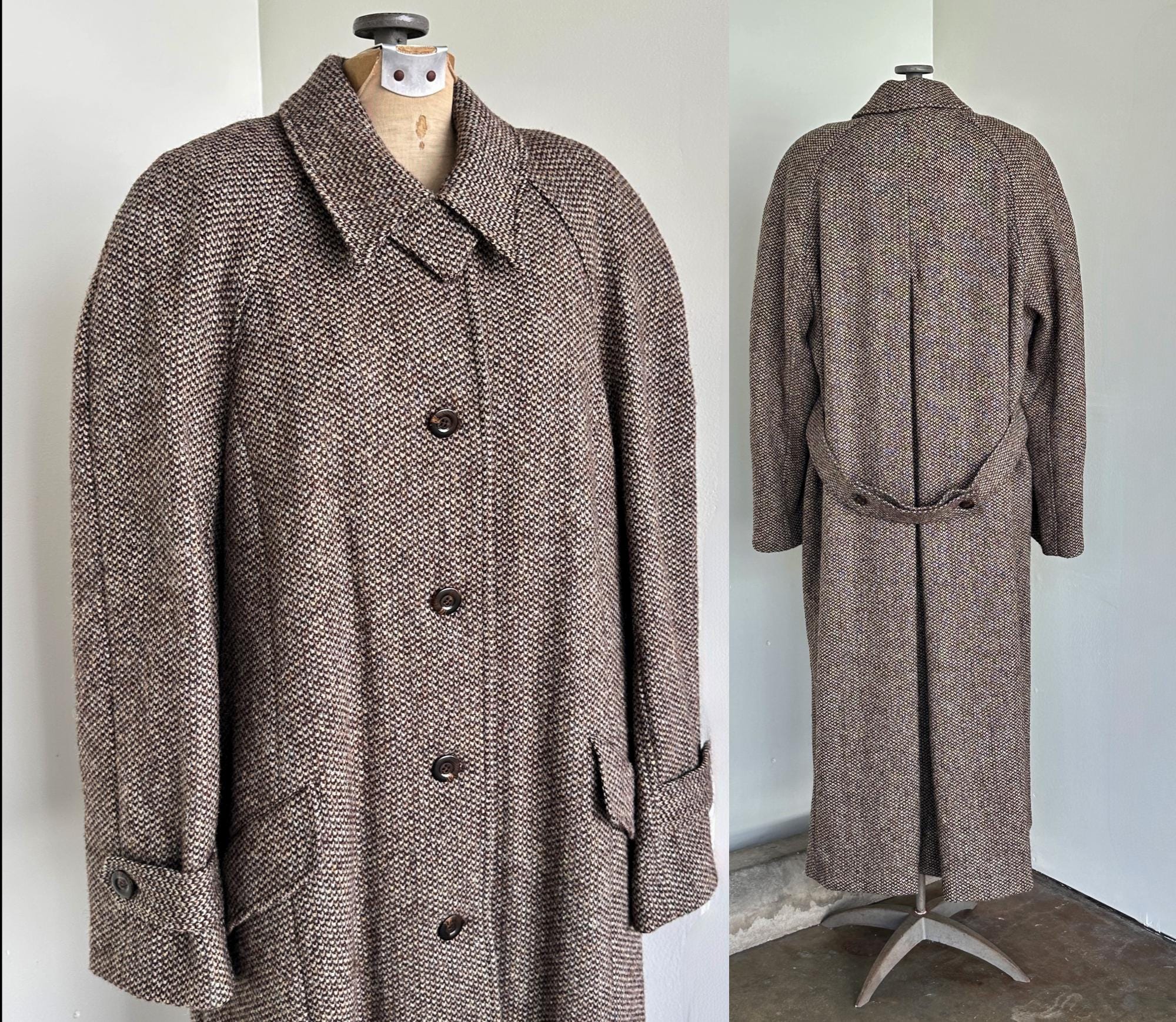 Donegal tweed coat - Etsy 日本