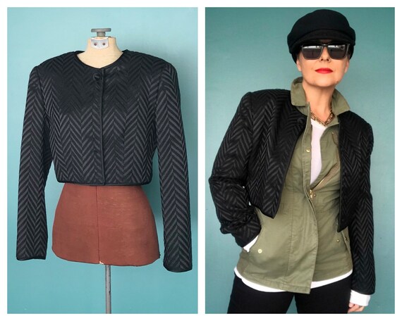 Black Bolero 90s Black Bolero Jacket, TaraLynEvans