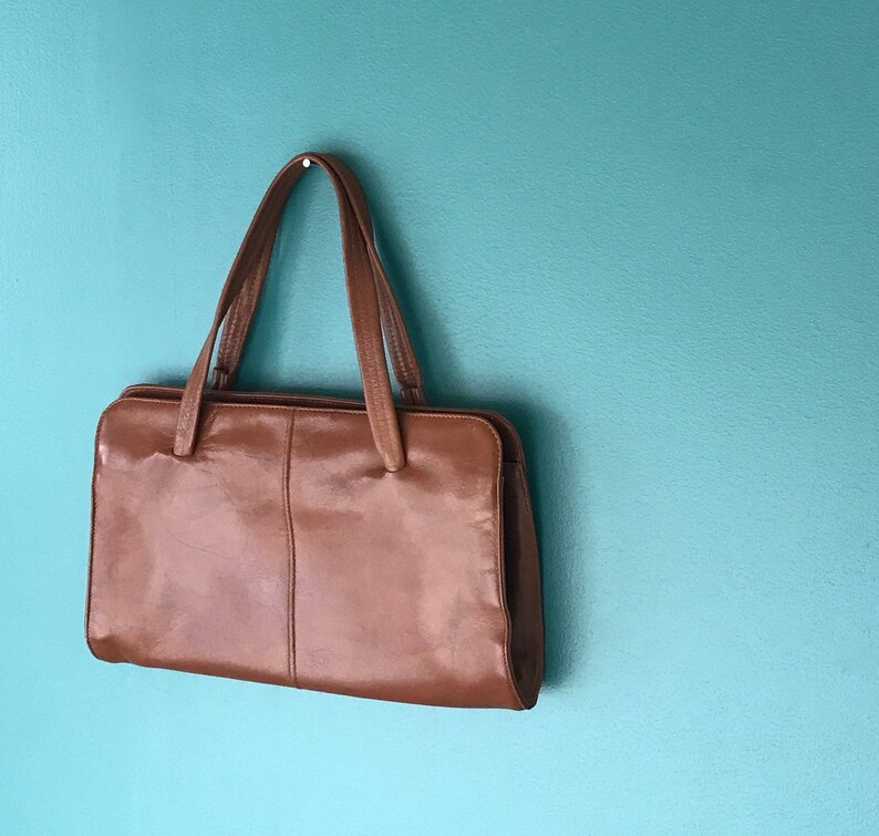 Jane Shilton Vintage Bag Brown Leather Bag TaraLynEvansStudio Etsy