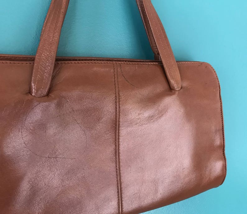 Jane Shilton Vintage Bag Brown Leather Bag TaraLynEvansStudio Etsy