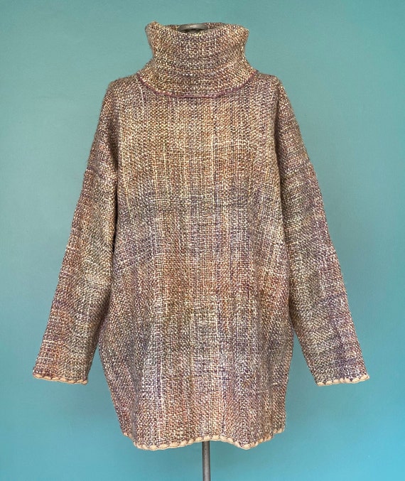 Vintage Oversized Turtleneck Sweater TaraLynEvans… - image 5