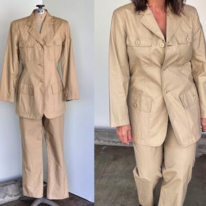 Ungaro Safari Pantsuit Womens Suit Set Vintage Suit Two Piece Set Women Suit Women Two Piece Set Womens Pant Suit TaraLynEvansStudio