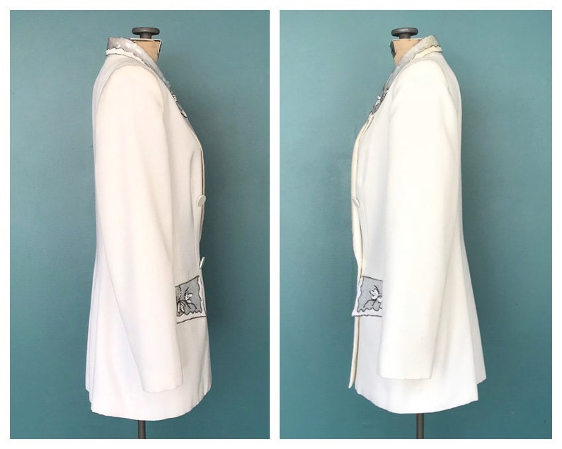 80s Blazer Double Breasted Tuxedo Jacket TaraLynEvansStudio