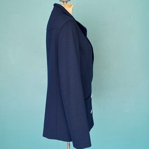 Christian Dior Navy Wool Mod Jacket Designer Vintage Peacoat Vintage Dior TaraLynEvansStudio image 4