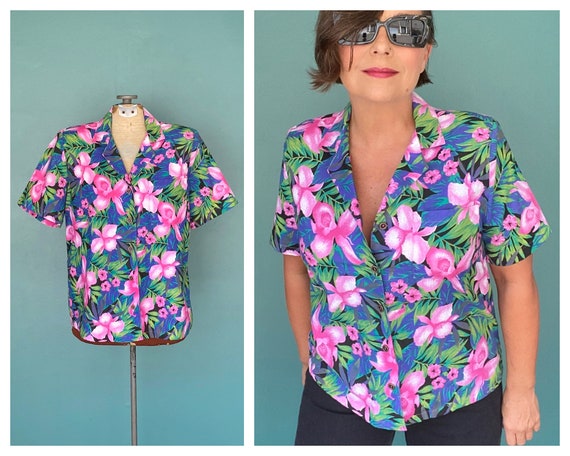 tropical shirt womens