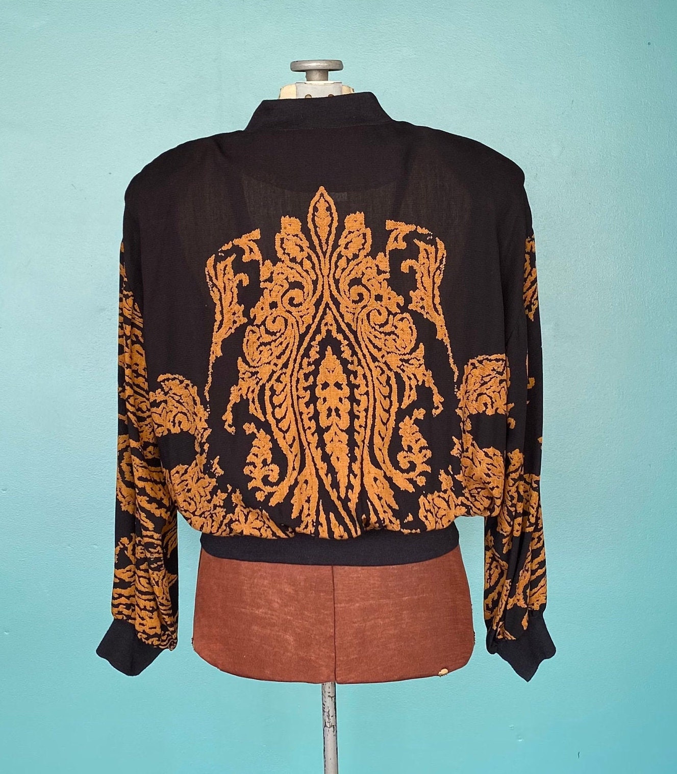 batik bomber jacket