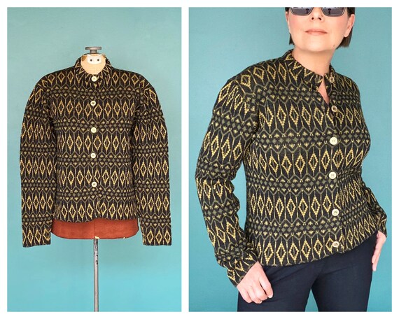 50s Cardigan Sweater Retro Cardigan Vintage Cardi… - image 1