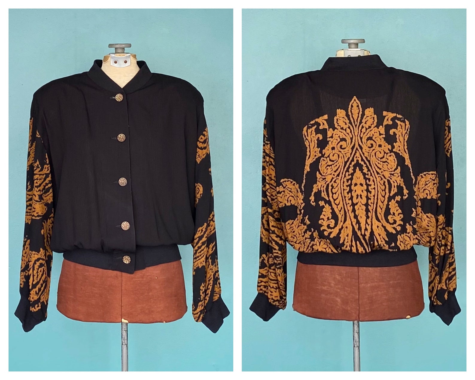 batik bomber jacket