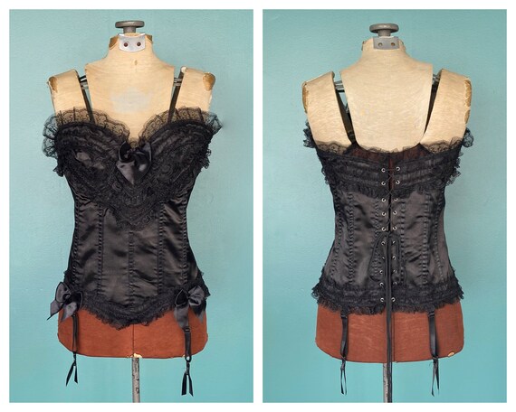 Vintage lace up corset - Gem
