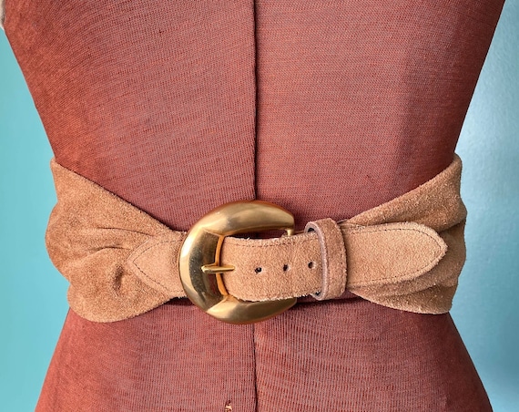 Wide Brown Belt Wide Waist Belt Wide Belt Leather 