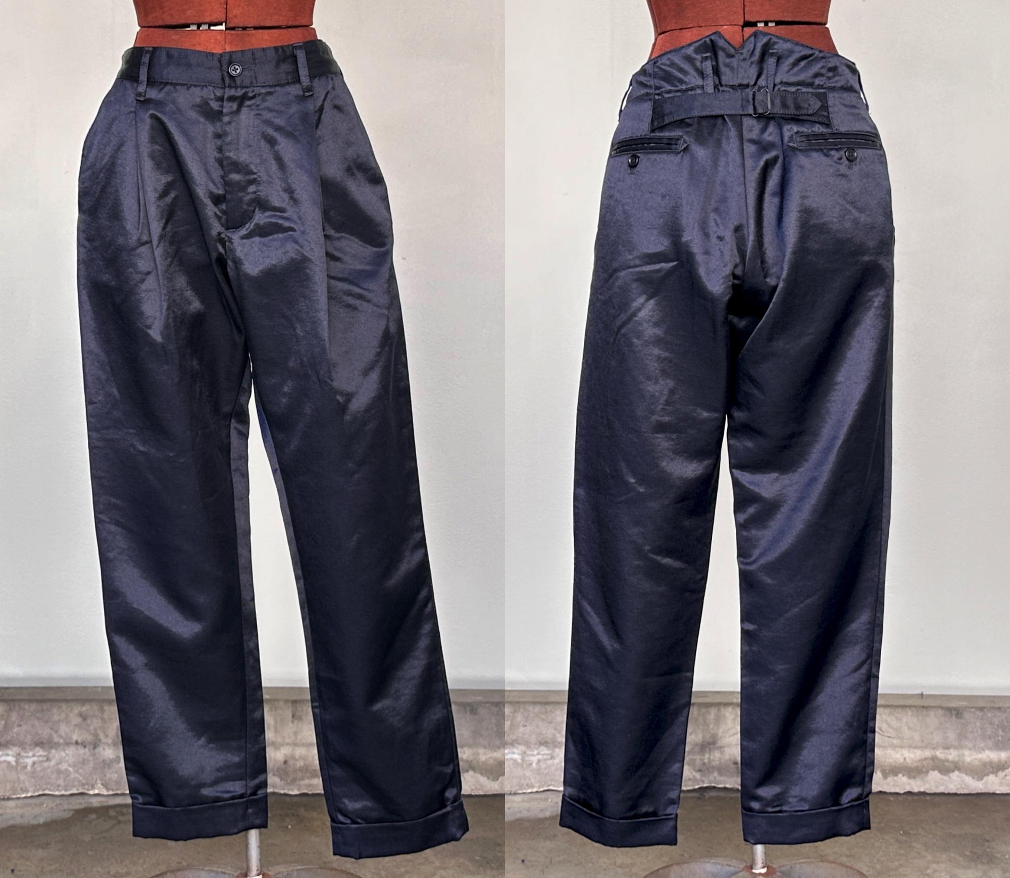 Engineered Kleidungsstücke Cinch Back Hose Baggy Hose Blaue Hose Weite Hose Navy Blau Hose Navy Blau Hose TaraLynEvansStudio