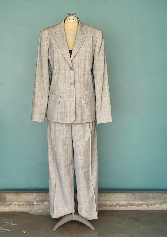 Woman Suit Set Pant Suit 90s Set Womens Suit Vint… - image 4