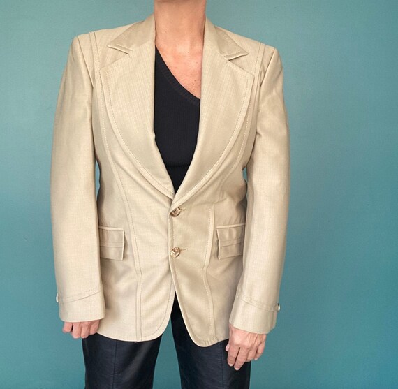 Western Blazer 70s Blazer Western Wear Vintage Bl… - image 3