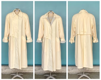 Womens Trench Coat Vintage Trench Coat Rain Coat Vintage Trench Womens Trench Vintage Rain Coat 90s Clothes TaraLynEvansStudio
