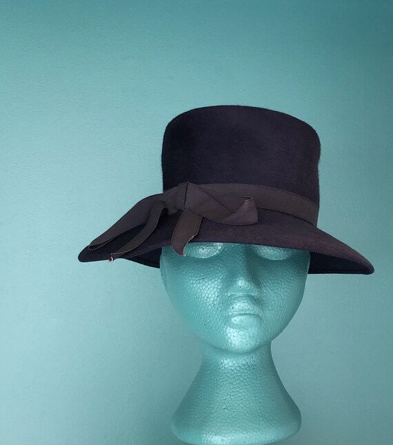 Henry Pollack Bucket Hat Wide Brim Hat Wool Hat N… - image 2