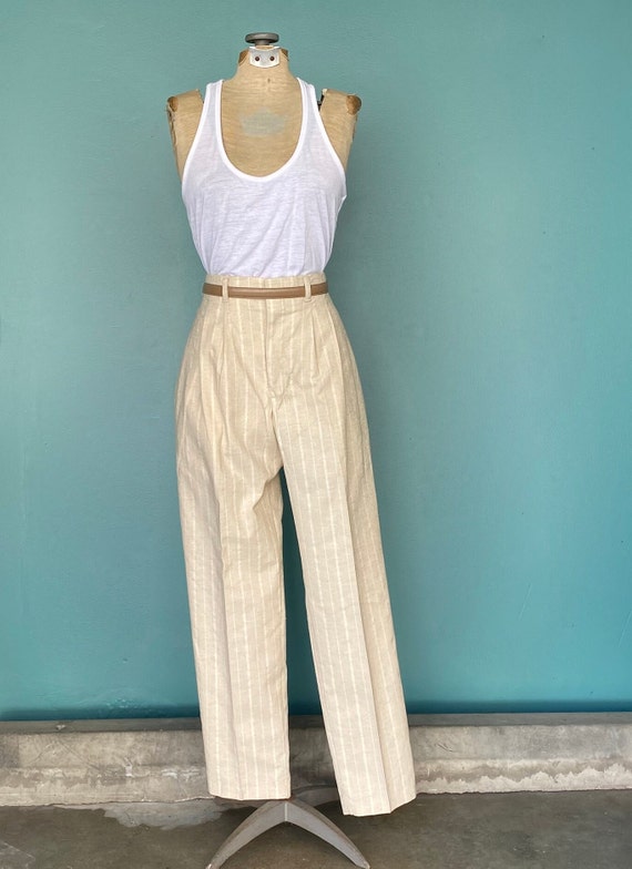 Vintage '80s High-Waisted Trousers