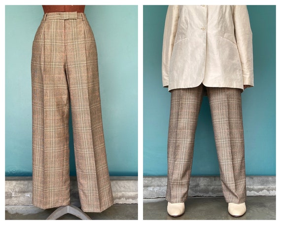 Retro Pants Plaid Pants Womens Pants 80s Pants Taralynevansstudio -   Canada