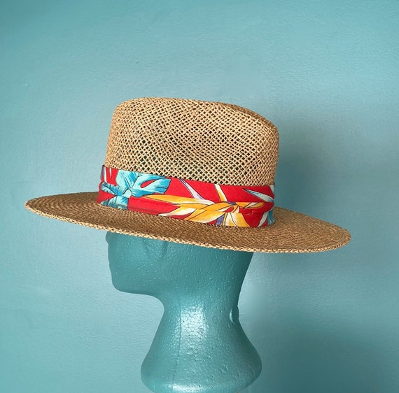 Panama Hat Straw Hat Woven Hat Vinage Hat Sun Hat… - image 3