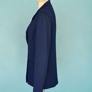 Christian Dior Navy Wool Mod Jacket Designer Vintage Peacoat Vintage Dior TaraLynEvansStudio image 5