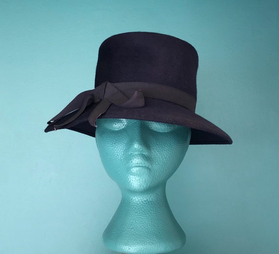 Henry Pollack Bucket Hat Wide Brim Hat Wool Hat N… - image 1