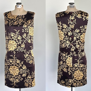 Two Piece Silk 90s Vintage Skirt Set Top and Skirt Set Two Piece Set Womens Two Piece Set Two Piece Set Women TaraLynEvansStudio
