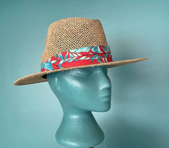 Panama Hat Straw Hat Woven Hat Vinage Hat Sun Hat… - image 5