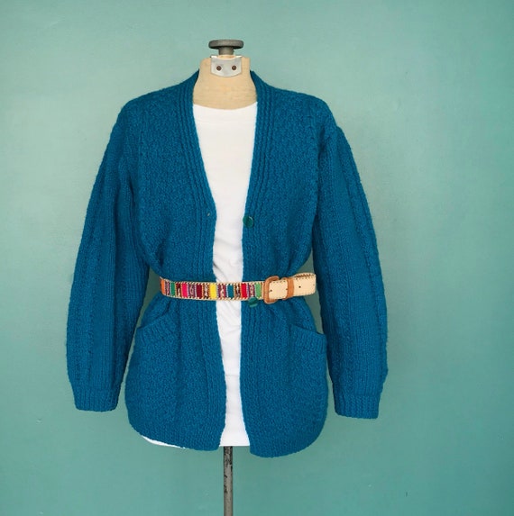 Grandpa Crochet Cardigan Hand Knit Cardigan, TaraL