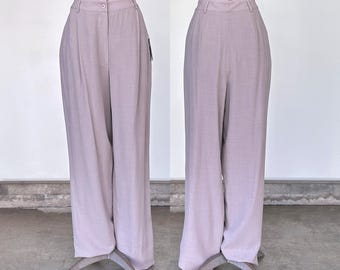 Donna Karan Deadstock Vintage Hose Damenhose Graue Hose Pumphose Wollhose 80er Hose TaraLynEvansStudio
