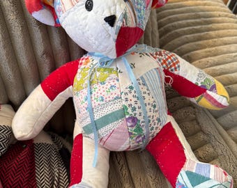 Old Quilts made into Bears.