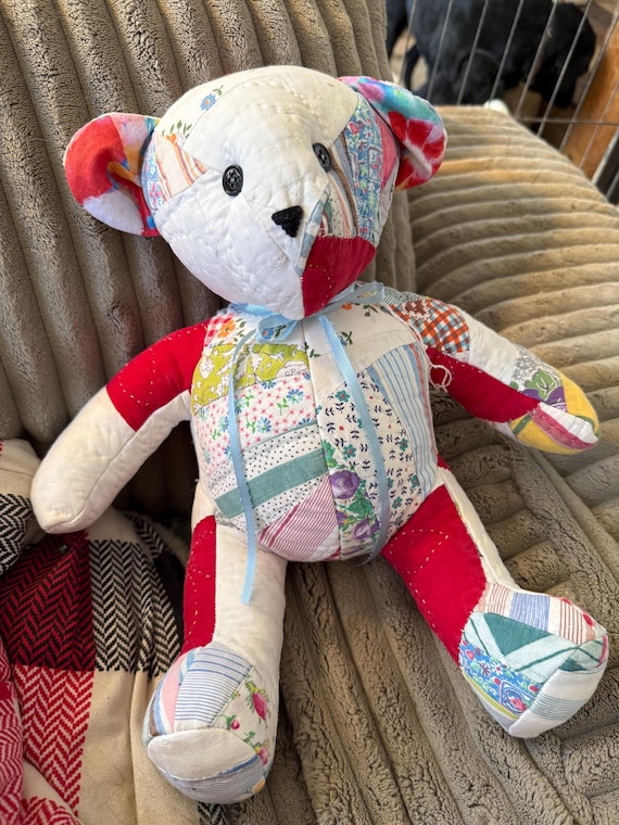Old Quilts made into Bears.