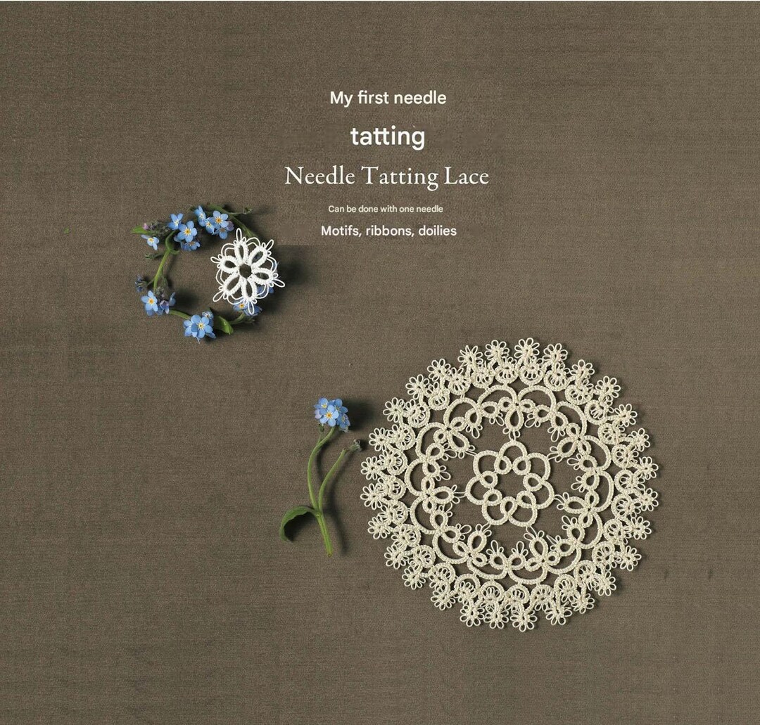 Tatted Ribbon Tatting Lace First Time Needle Tatting Motifs Ribbons Dilies Made With ...