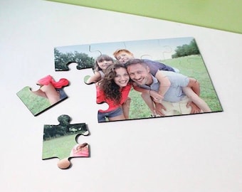 Personalized Photo Puzzle: 12pc Custom MDF Puzzle