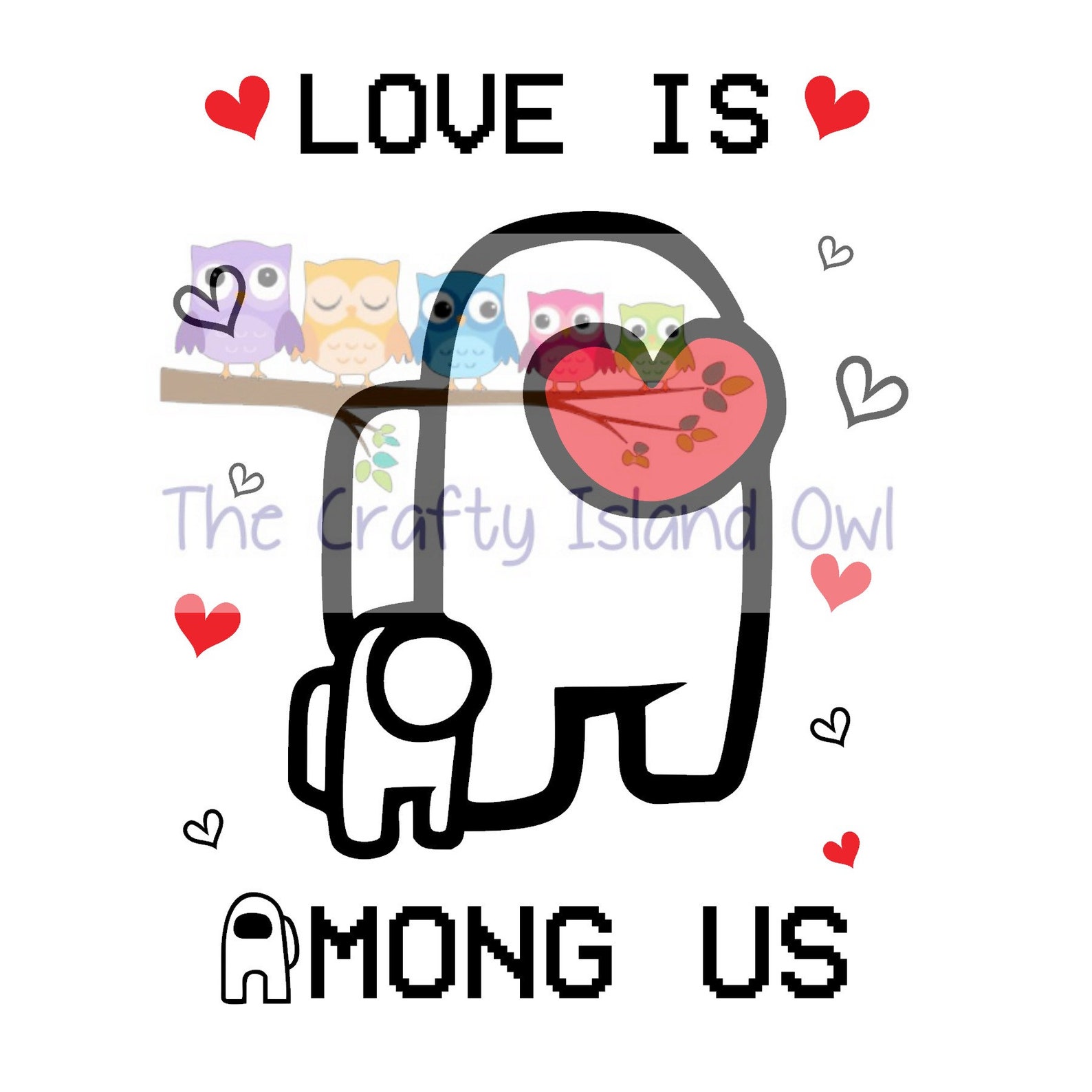 Download Love is Among Us SVG Cut File / Pink Shirt Day / Anti ...