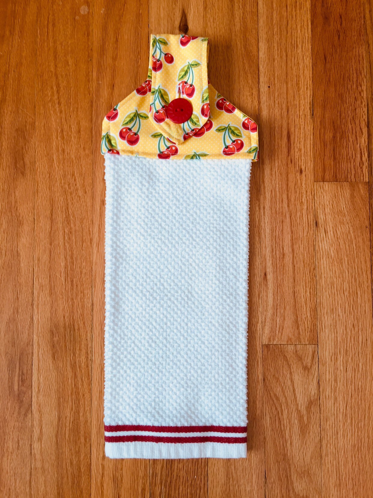 Toalla de cocina Vintage inspirado toalla de mano amarillo | Etsy