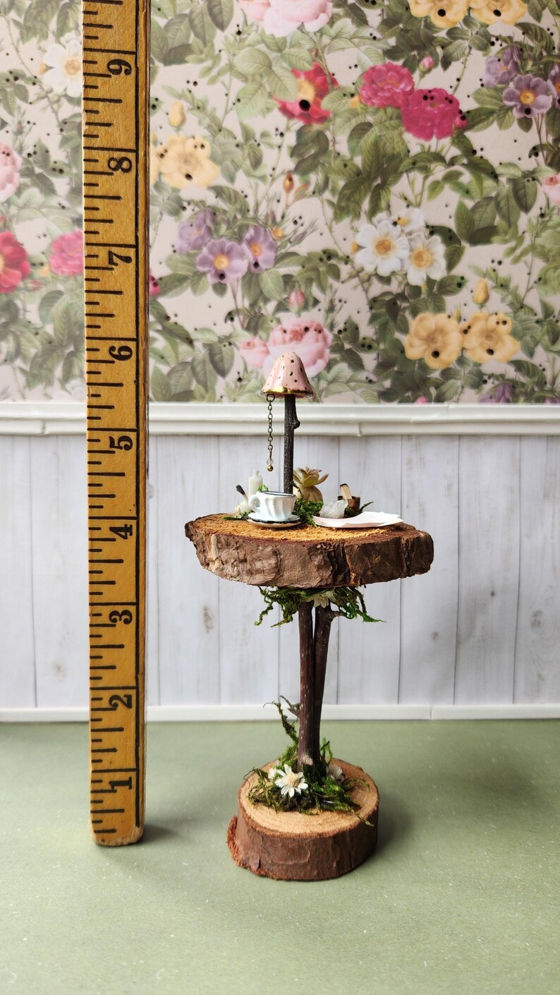 Mini Garden Decor // Fairy Table // Fairy Furniture // Forest Table