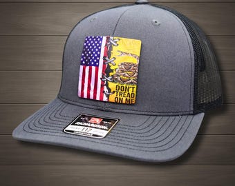 Don't Tread on Me Gadsden Flag Trucker Hat | Patriotic Hat | American Flag Gifts