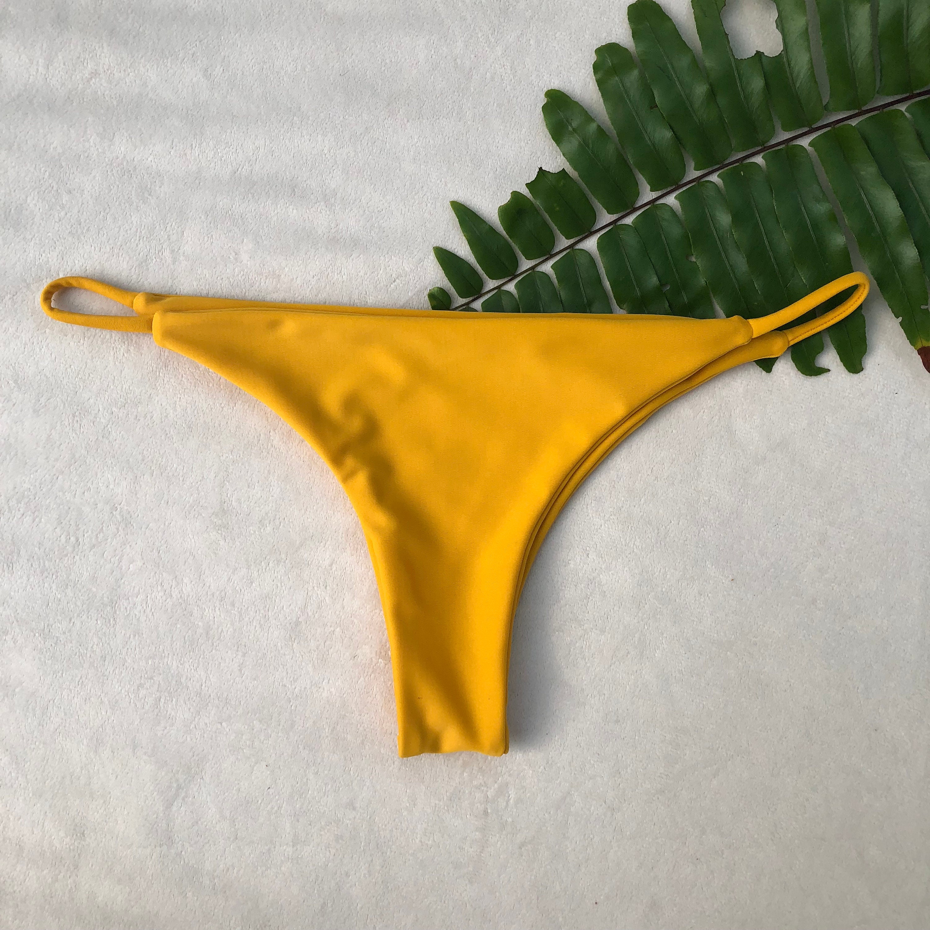 no elastic bikini bottom