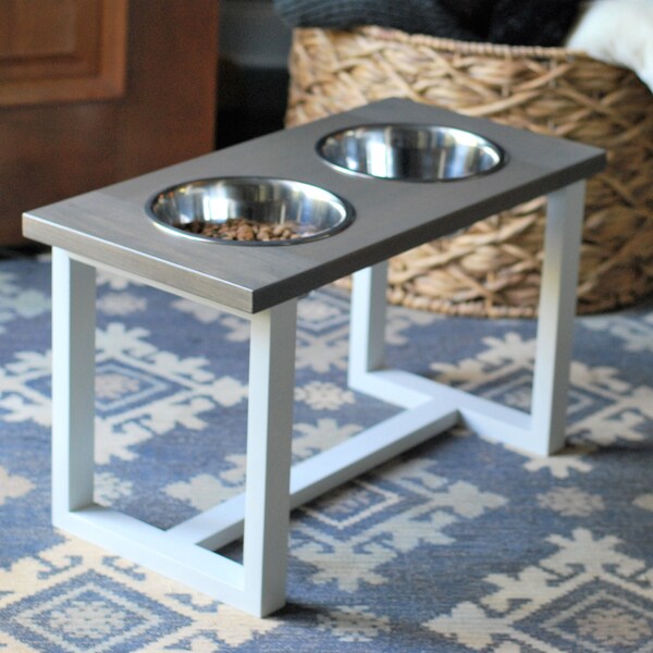 Tall Dog Feeder Etsy