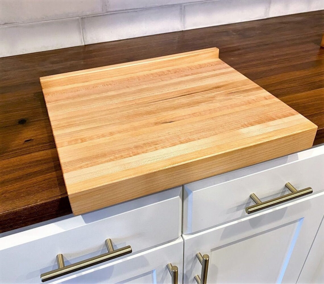 Wood Bread Board Dough Kneading Board with Double Countertop Etsy