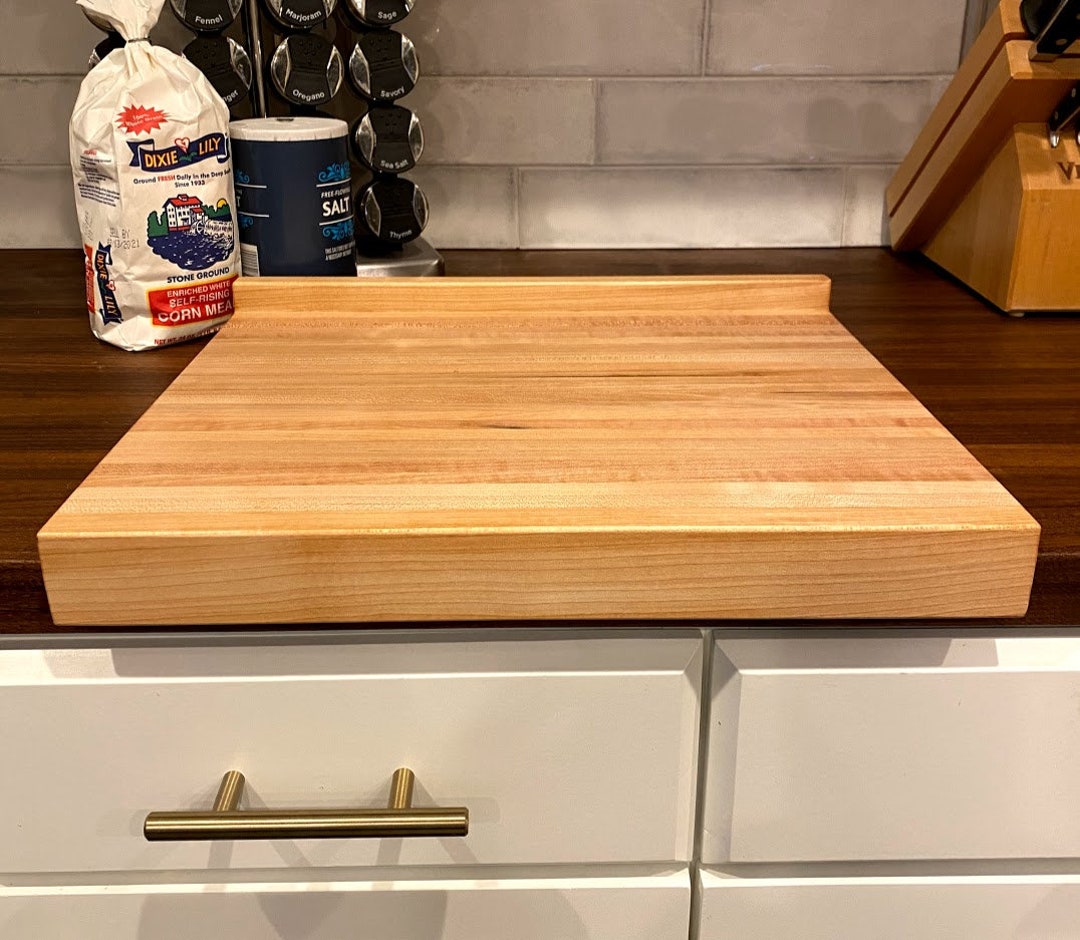 Maple Dough Board Pastry Board Cutting Board With Lip Step Etsy