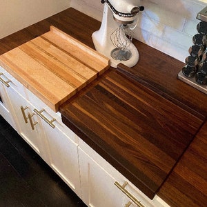 Large Cutting Board, Butcher Block Countertop Board, 5th Anniversary Gift