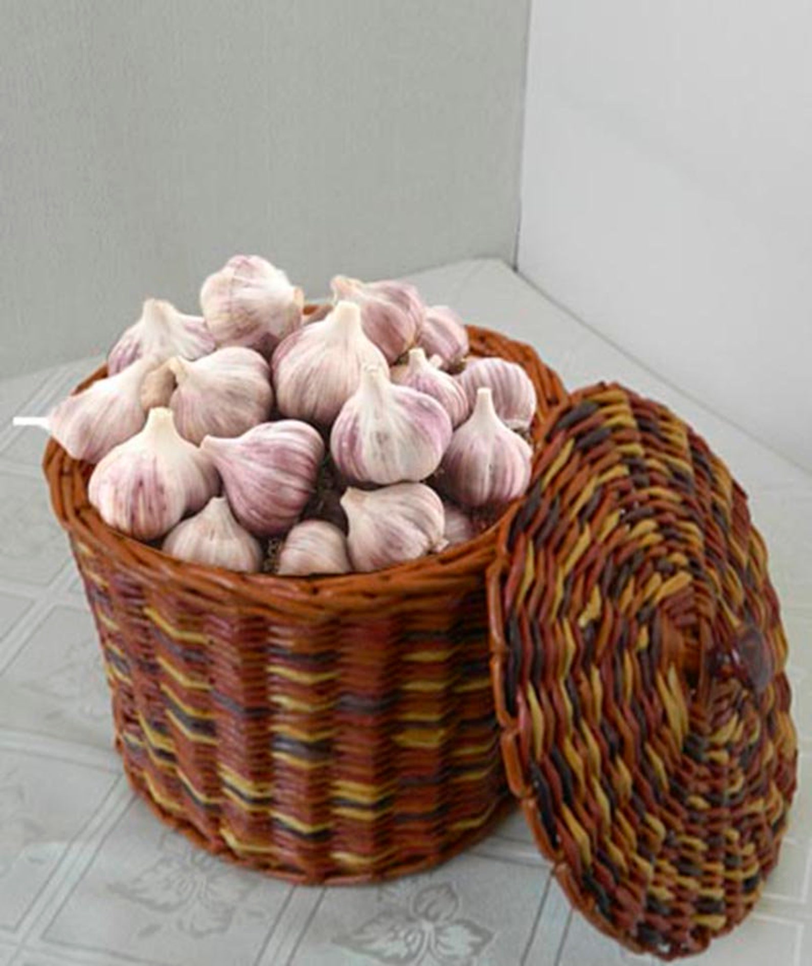 Kitchen Basket Basket for Onions Basket for Garlic Basket for Etsy