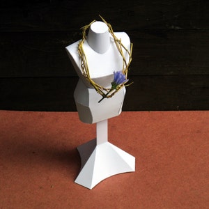 Papercraft Miniature Dressmakers Dummy PDF download image 5