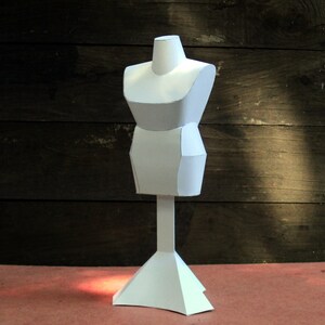Papercraft Miniature Dressmakers Dummy PDF download image 3